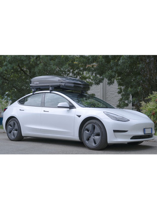 ΜΠΑΡΕΣ ΟΡΟΦΗΣ ΑΛΟΥΜΙΝΙΟΥ ΜΕ ΑΚΡΑ OE TESLA MODEL Y ΜΕ ΚΛΕΙΔΑΡΙΑ 137cm MENABO - 2ΤΕΜ.