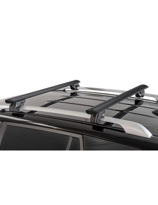 ΜΠΑΡΕΣ ΟΡΟΦΗΣ ΑΛΟΥΜΙΝΙΟΥ FENDER 118 cm ΣΕ ΜΑΥΡΟ ΧΡΩΜΑ ΓΙΑ ΟΡΟΦΗ ΜΕ STANDARD / RAISED RAILS MENABO - 2 ΤΕΜ.