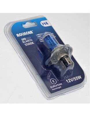 ΛΑΜΠΑ ΤΥΠΟΥ XENON  H4/12V/55W/5500K MONO-H4