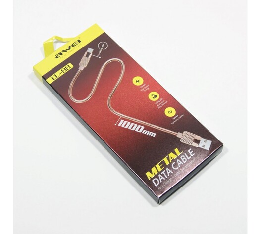 MICRO USB ΚΑΛΩΔΙΟ 2.1A ΦΟΡΤΙΣΗΣ ΚΑΙ ΜΕΤΑΦΟΡΑΣ ΔΕΔΟΜΕΝΩΝ AWEI PH-CL-88