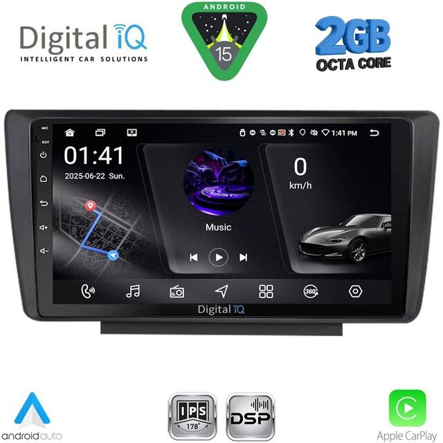 DIGITAL IQ RSF 4594_CPA (9inc) MULTIMEDIA TABLET for SKODA OCTAVIA 5 mod. 2005-2012