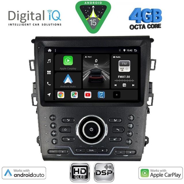 DIGITAL IQ BXF 16164_CPAA CLIMA (9inc) MULTIMEDIA TABLET for FORD MONDEO mod. 2014-2023