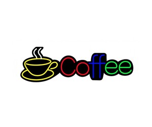 ΦΩΤΕΙΝΗ ΕΠΙΓΡΑΦΗ NEON "COFFEE" 60x20cm FL-03127