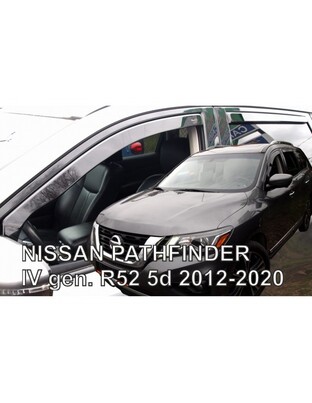 ΑΝΕΜΟΘΡΑΥΣΤΕΣ ΓΙΑ NISSAN PATHFINDER IV R52 5D 2012-2020 ?ΖΕΥΓΑΡΙ ΑΠΟ ΕΥΚΑΜΠΤΟ ΦΙΜΕ ΠΛΑΣΤΙΚΟ HEKO - 2 ΤΕΜ.
