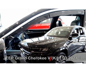 ΑΝΕΜΟΘΡΑΥΣΤΕΣ ΓΙΑ JEEP GRAND CHEROKEE WL 5D 2021+ ΖΕΥΓΑΡΙ ΑΠΟ ΕΥΚΑΜΠΤΟ ΦΙΜΕ ΠΛΑΣΤΙΚΟ HEKO - 2 ΤΕΜ.