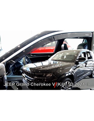 ΑΝΕΜΟΘΡΑΥΣΤΕΣ ΓΙΑ JEEP GRAND CHEROKEE WL 5D 2021+ ΖΕΥΓΑΡΙ ΑΠΟ ΕΥΚΑΜΠΤΟ ΦΙΜΕ ΠΛΑΣΤΙΚΟ HEKO - 2 ΤΕΜ.
