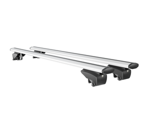 MENABO ΜΠΑΡΕΣ ΟΡΟΦΗΣ ΑΛΟΥΜΙΝΙΟΥ BLADE L SILVER 127 cm ΜΕ ΑΚΡΑ GAMMA FLAT ΓΙΑ Hyundai Kona Hybrid (SX2) 5 doors 2023> ΜΕ FLUSH RAILS - 2 ΤΕΜ. (14070/MB)