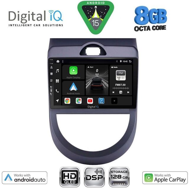 DIGITAL IQ BXF 7320_CPAA (9inc) MULTIMEDIA TABLET for KIA SOUL mod. 2008-2013