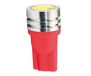 T10 W5W 12V W2,1x9,5d LED 1xHP ΚΟΚΚΙΝΟ (ΚΑΡΦΩΤΟ ΑΚΑΛΥΚΟ) 1ΤΕΜ. M-TECH