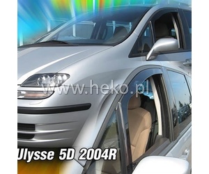 ΑΝΕΜΟΘΡΑΥΣΤΕΣ ΓΙΑ FIAT ULYSSE 5D 2003-2007 ΖΕΥΓΑΡΙ ΑΠΟ ΕΥΚΑΜΠΤΟ ΦΙΜΕ ΠΛΑΣΤΙΚΟ HEKO - 2 ΤΕΜ.