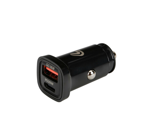 Lampa Φορτιστής Αναπτήρα με 2 Θύρες USB (Type-A + Type-C) 12/24V 18W Ultra Fast Charger - 1 τεμ. (L3871.8/T)