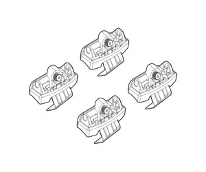 ΑΚΡΑ ΓΙΑ ΜΠΑΡΕΣ NORDRIVE ΓΙΑ OPEL CORSA F 5D 09/19+ / PEUGEOT 208 5D 11/19+ KIT