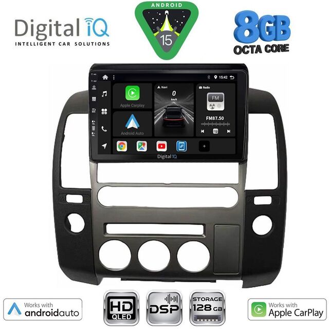 DIGITAL IQ BXF 18454_CPAA (ORIG.NAVI) (9inc) MULTIMEDIA TABLET for NISSAN NAVARA D40 mod. 2006-2011 με Original Navi