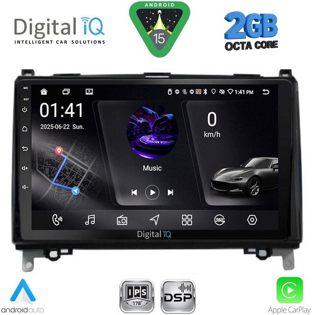 DIGITAL IQ RSF 4400_CPA (9inc) MULTIMEDIA TABLET for MERCEDES A – B -SPRINTER – VITO mod. 2007-2019