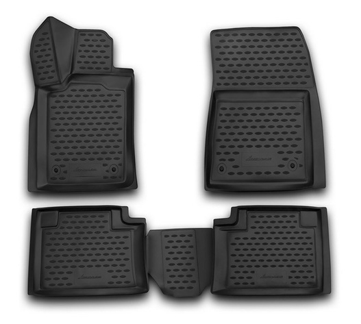 ΠΑΤΑΚΙΑ ΣΕ ΣΚΑΦΗ TPE ΛΑΣΤΙΧΟ ΓΙΑ JEEP GRAND CHEROKEE 5D 2014-2021  ΣΕ ΜΑΥΡΟ ΧΡΩΜΑ NOVLINE - 4 ΤΕΜ.