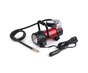 Amio - ΚΟΜΠΡΕΣΕΡ ΑΕΡΑ ΕΛΑΣΤΙΚΩΝ ΜΕΤΑΛΛΙΚΟΣ ACOMP-06 12V 100psi 7bar 28l/min ΜΕ ΦΙΣ ΑΝΑΠΤΗΡΑ ΚΑΙ ΚΑΛΩΔΙΟ 300cm ΚΑΙ ΦΑΚΟ LED - 1 ΤΕΜ. (02180/AM)