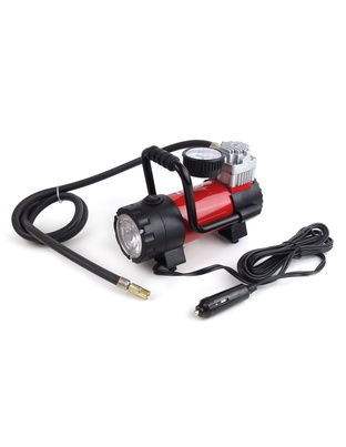 Amio - ΚΟΜΠΡΕΣΕΡ ΑΕΡΑ ΕΛΑΣΤΙΚΩΝ ΜΕΤΑΛΛΙΚΟΣ ACOMP-06 12V 100psi 7bar 28l/min ΜΕ ΦΙΣ ΑΝΑΠΤΗΡΑ ΚΑΙ ΚΑΛΩΔΙΟ 300cm ΚΑΙ ΦΑΚΟ LED - 1 ΤΕΜ. (02180/AM)