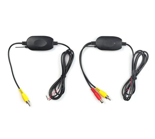 Amio - ΚΑΛΩΔΙΟ ΣΥΝΔΕΣΗΣ RCA ΜΕ ΠΟΜΠΟ & ΔΕΚΤΗ 12V 2.4Ghz (ΓΙΑ ΑΣΥΡΜΑΤΗ ΣΥΝΔΕΣΗ ΚΑΜΕΡΑΣ & ΟΘΟΝΗΣ) - 1 τεμ. (02486/AM)