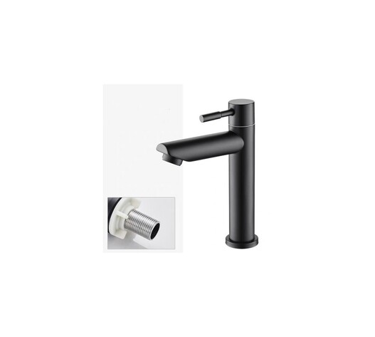 ΒΡΥΣΗ ΜΑΥΡΟ ΜΑΤ 18cm ΚΡΥΑΣ ΡΟΗΣ ZS-5928
