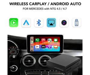 DIGITAL IQ BZ 003 CPAA (WIRELESS CARPLAY / ANDROID AUTO BOX for MERCEDES mod. 2012-2015 with NTG 4.5/4.7 with BECKER NAVI DOCK - CAMERA IN)
