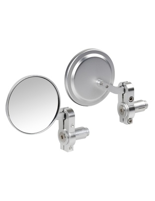 ΚΑΘΡΕΠΤΕΣ ΣΕ ΘΕΣΗ ΑΝΤΙΒΑΡΟΥ ΜΟΤΟ DERNIER 80mm 13-18mm  ΧΡΩΜΙΟ -2 ΤΕΜ.