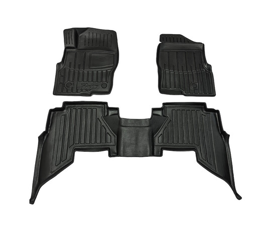 Race Axion - Πατάκια Για Nissan Pathfinder III (R51) 2010-2015 5πορτο Λάστιχο Σκαφάκια Προστατευτικά Με Κουμπώματα υλικό Λάστιχο για Επιβατικά Αυτοκίνητα - 3 τεμ. (5014363/ST)