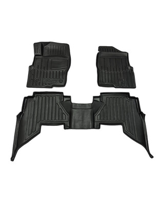 Race Axion - Πατάκια Για Nissan Pathfinder III (R51) 2010-2015 5πορτο Λάστιχο Σκαφάκια Προστατευτικά Με Κουμπώματα υλικό Λάστιχο για Επιβατικά Αυτοκίνητα - 3 τεμ. (5014363/ST)