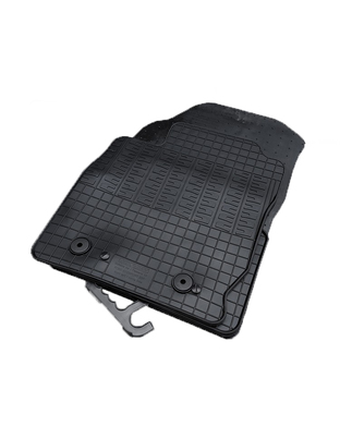 Cik - ΠΑΤΑΚΙΑ ΑΥΤΟΚΙΝΗΤΟΥ ΑΠΟ ΛΑΣΤΙΧΟ ΓΙΑ FORD ECOSPORT 2017+ ΣΕ ΜΑΥΡΟ ΧΡΩΜΑ ΜΕ ΚΟΥΜΠΩΜΑΤΑ - 4 ΤΕΜ. (RM.FO.0037/CK)