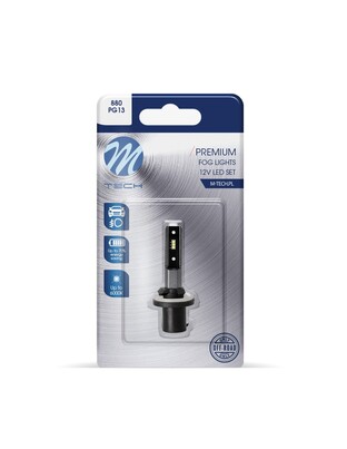 H27-880 12V PG13 6xSMD1616 LED 6.000K 280lm PREMIUM FOG LED  M-TECH - 1 ΤΕΜ.