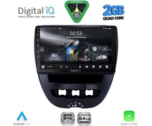 DIGITAL IQ RSD 1707_CPA (10inc) MULTIMEDIA TABLET for CITROEN C1-PEUGEOT 107-TOYOTA AYGO mod. 2005-2014