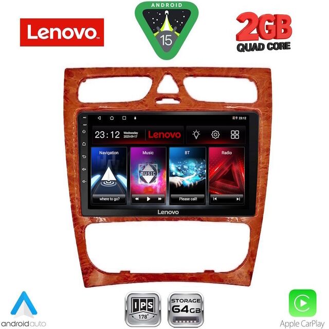 LENOVO LVD 2402CH_CPA (9inc) MULTIMEDIA TABLET for MERCEDES C (W203) mod. 1999-2004