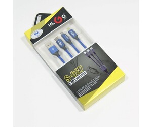ΚΑΛΩΔΙΟ USB 3in1 KLGO PH-S-687