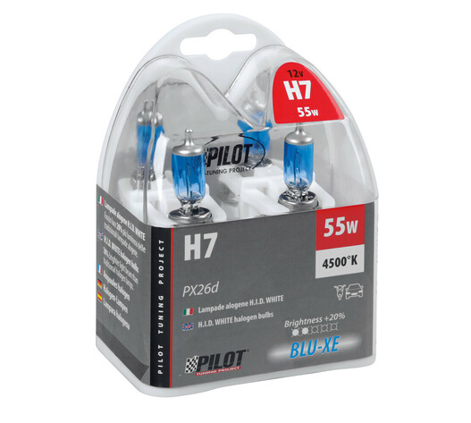 H7 12V 55W BLU-XE 4.500K +20% ΚΟΥΤΙ 2ΤΕΜ.