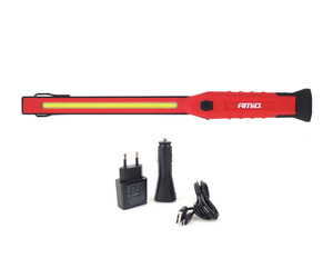 Amio - ΦΑΚΟΣ WT01 12/24/230V/MICRO USB COB LED 150/300lm 3W ΜΕ ΜΑΓΝΗΤΙΚΗ ΒΑΣΗ+ΓΑΝΤΖΟΣ - 1 τεμ. (02170/AM)