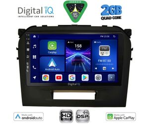 DIGITAL IQ BXC 3697BL_CPAA (9inc) MULTIMEDIA TABLET for SUZUKI VITARA mod. 2016-2025 (BLACK)