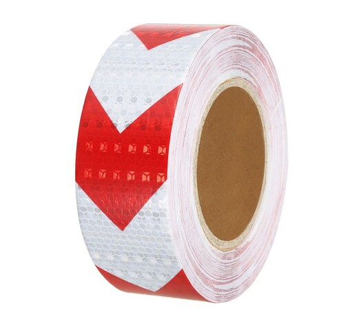 RCHANG ΑΝΑΚΛΑΣΤΙΚΗ ΤΑΙΝΙΑ ΚΟΚΚΙΝΟ-ΛΕΥΚΟ PVC 5cm*5m W15230-12