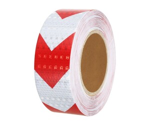 RCHANG ΑΝΑΚΛΑΣΤΙΚΗ ΤΑΙΝΙΑ ΚΟΚΚΙΝΟ-ΛΕΥΚΟ PVC 5cm*5m W15230-12