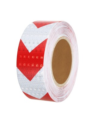 RCHANG ΑΝΑΚΛΑΣΤΙΚΗ ΤΑΙΝΙΑ ΚΟΚΚΙΝΟ-ΛΕΥΚΟ PVC 5cm*5m W15230-12