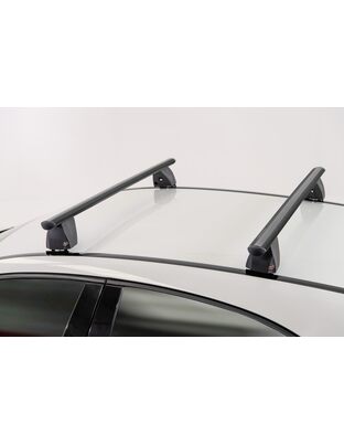 ΜΠΑΡΕΣ ΟΡΟΦΗΣ ΑΛΟΥΜΙΝΙΟΥ DELTA M BLACK 123 cm ROOF RACK ΣΕΤ ΣΕ ΜΑΥΡΟ ΧΡΩΜΑ ΜΕ ΠΡΟΣΤΑΤΕΥΤΙΚΑ ΚΑΠΑΚΙΑ ΑΚΡΩΝ ΓΙΑ ΑΠΛΗ ΟΡΟΦΗ MENABO - 2 ΤΕΜ.