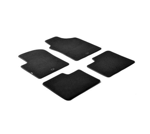 ΠΑΤΑΚΙΑ EXECUTIVE ΜΟΚΕΤΑ ΓΙΑ FIAT 500 08/2007-05/2016 / FIAT 500C 09/2007-06/2015 ΣΕ ΜΑΥΡΟ ΧΡΩΜΑ ΜΕ ΚΟΥΜΠΩΜΑΤΑ LAMPA - 4 ΤΕΜ.