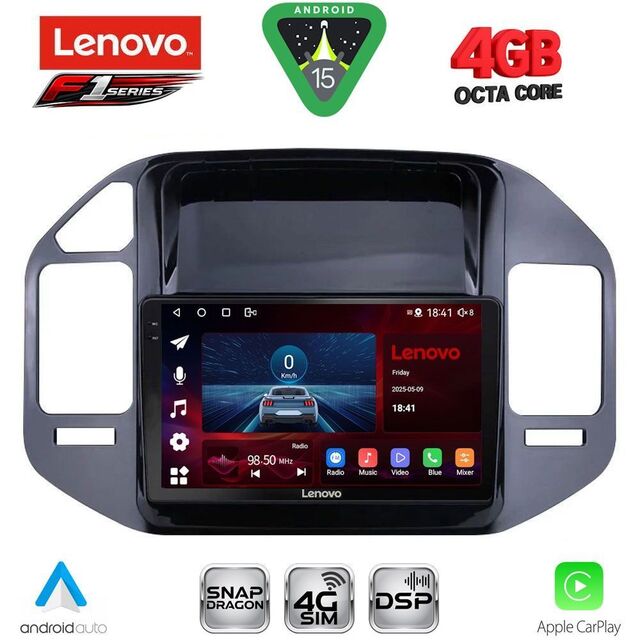 LENOVO SSQ 9444BL_CPA (9inc) MULTIMEDIA TABLET for MITSUBISHI PAJERO mod. 1999-2006