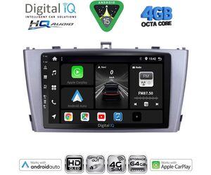 DIGITAL IQ BXK 19705SL_CPAA (9inc) MULTIMEDIA TABLET for TOYOTA AVENSIS (T27) mod. 2009-2015 (SILVER)