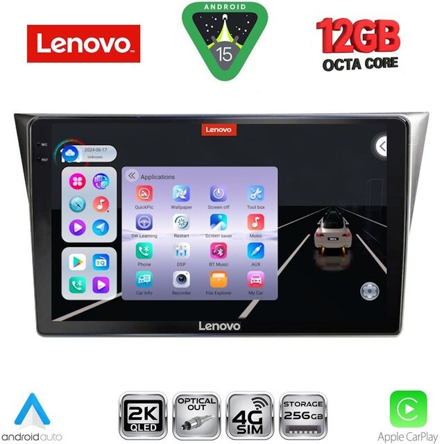 LENOVO SSZ 12659_CPA (9inc) MULTIMEDIA TABLET for SUBARU IMPREZA mod. 2002-2008