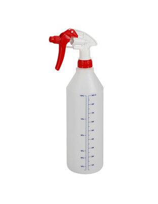 ΔΟΧΕΙΟ ΨΕΚΑΣΜΟΥ HDPE ΜΕ ΔΟΣΟΜΕΤΡΗΤΗ 1L & ΝΤΙΣΠΕΝΣΕΡ ΜΕ ΡΥΘΜΙΖΟΜΕΝΗ ΜΥΤΗ LAMPA - 1 ΤΕΜ.