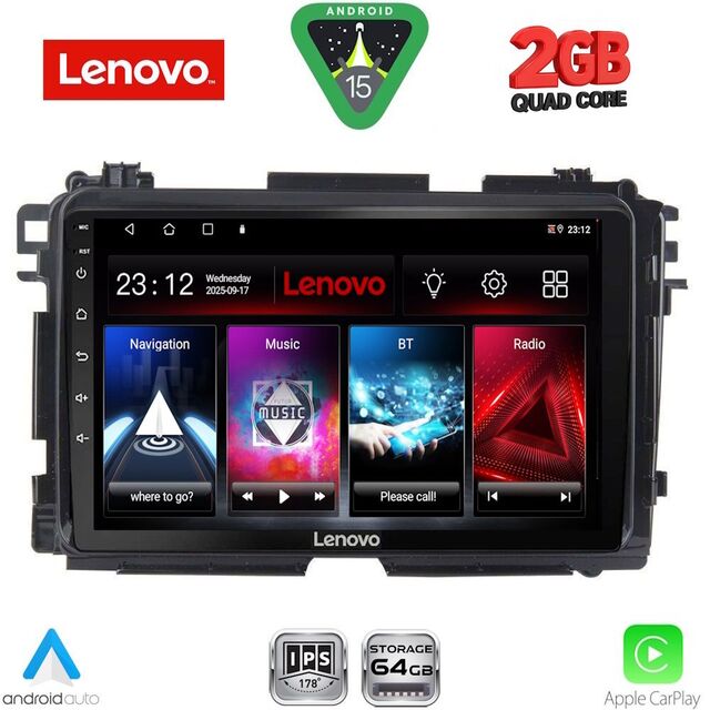 LENOVO LVD 2201_CPA (10inc) MULTIMEDIA TABLET for HONDA HRV mod. 2015-2021