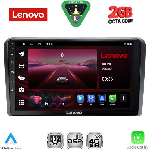 LENOVO LVF 5221A_CPA (9inc) MULTIMEDIA TABLET for HYUNDAI H1 mod. 2007-2020