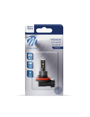 H8/H11 12V PGJ19 6xSMD1616 LED 6.000K 280lm PREMIUM FOG LED  M-TECH - 1 ΤΕΜ.
