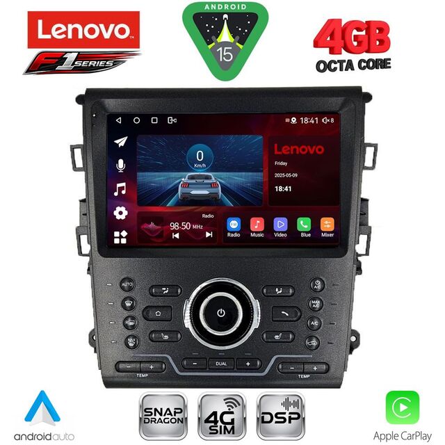LENOVO SSQ 9164_CPA CLIMA (9inc) MULTIMEDIA TABLET for FORD MONDEO mod. 2014-2023
