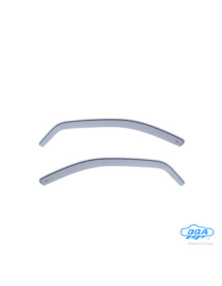 ΖΕΥΓΑΡΙ ΜΠΡΟΣΤΙΝΟΙ ΑΝΕΜΟΘΡΑΥΣΤΕΣ ΓΙΑ DACIA LOGAN  2D/4D/5D 2005-2013 ΑΠΟ ΕΥΚΑΜΠΤΟ ΧΥΤΟ ΑΚΡΥΛΙΚΟ ΓΥΑΛΙ  (CAST ACRYLIC GLASS) DGA - 2 ΤΕΜ.