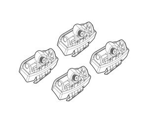 ΑΚΡΑ ΓΙΑ ΜΠΑΡΕΣ NORDRIVE ΓΙΑ KIA RIO 2017+ KIT